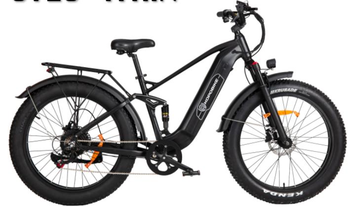 S18 full-suspension fat-tire electric bike